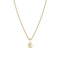 Zoe Chicco Gold Nugget Necklace with Diamond