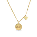 Zoe Chicco "Always" Disc Charm Necklace