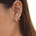 Zoe Chicco Front/Back Earrings